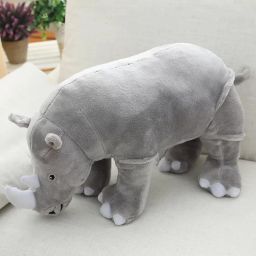 Cute Rhinoceros Imported Premium Plush Toy- 50 cm-image-62