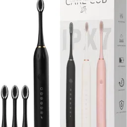 CARE CUB X-3 Sonic White Electric Toothbrush IPX7 Waterproof Replaceable Heads, Gum Care Electric Toothbrush-image-11