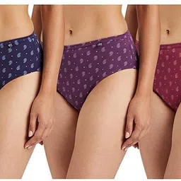 jockey Pack of 3 Women Hipster Multicolor Panty-picture-1