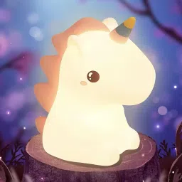 Chargeable Unicorn Silicone Table Lamp With Color Changing Option, RP1224(20) Multicolor Silicone Table Lantern-image-2