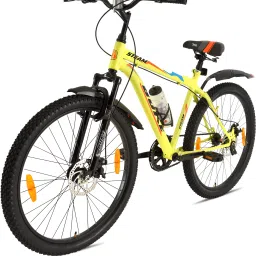 STEAM 26T MTB Bicycle for Men & Boys with Dual Disc Brakes Steal Rim 85% Fitted 26 T (inch) Mountain Cycle-image-47