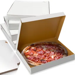 Pizza Box Cardboard, Craft Paper, Paper 3 Ply corrugated pizza box size :-8x8x1.5 inch Packaging Box-0