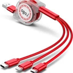 G2L BEST PRICE 3 IN 1Mobile Charging Line fast Charging Cable Type-C Micro Phone Pin Charging Pad-image-1