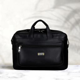 Men & Women Black Messenger Bag - Extra Spacious-image-75