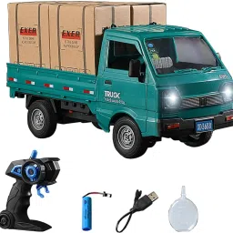 Remote Control Cargo Truck, 1:16 Scale, 2.4GHz, with LED Lights-image-76