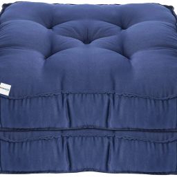 by Kuber Industries Microfibre Solid Chair Pad Pack of 2-image-2