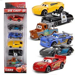 Metal Die Cast Movie Vehicles Cars, Multi color, 6-Pack-image-27