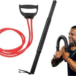 Power twister rod Double Toning Tube with resistance tube combo Fitness Accessory Kit Kit-4