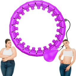 weighted hoola hoop Purple Pink Blue Multicolor Hula Hoop-image-36