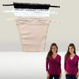 Women Black, Beige, White Mock Camisole-image-97