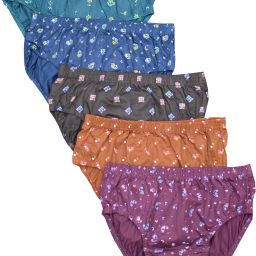Pack of 5 Women Hipster Multicolor Panty-image-57