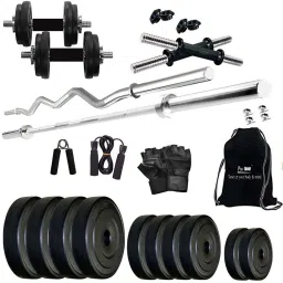 20 kg 20 Kg PVC Home Gym Set with String Bag Home Gym Combo-image-56