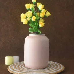 sone key chidiya Pink Metal Table Vase-picture-32