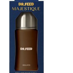 Dr.Feed Majestique Insulated Steel Feeding Bottle with Anti-Colic Teat- D4 - 180 ml-image-4