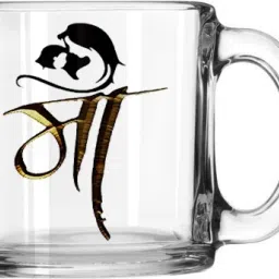 Pack of 1 Glass "I LOVE mom " Unique Transparent Glass Mug Gift for mom, anniversary birthday-image-24