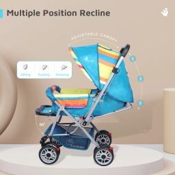 r for rabbit LOLLIPOP LITE - THE COLORFUL PRAM/ BABY STROLLER (MULTI COLOR) Stroller image 4