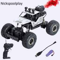 Functions Remote Control Monster Truck, 4WD Off-Road Rock Crawler, RC Car-6