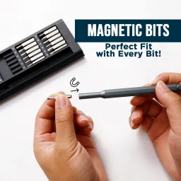 flipxen 24 in 1 Precision Screwdriver Set, Magnetic Electronics Repair Tool Kit Precision Screwdriver Set image 2