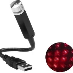 Priceless Deals USB Laser Light Projector for Bedroom/Car 360 Degree Rotation LED Laser Light/ USB Laser Night Light for Cars/ Party Decoration Disco Laser Light-34