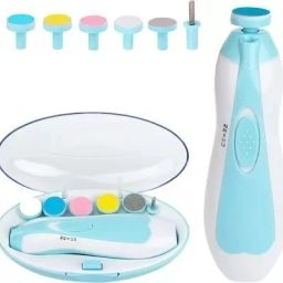 Baby Nail Trimmer File with Light Battery Operated Safe Nail Clippers Kit DN168-image-57