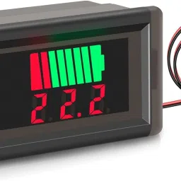 Car Battery Charge Level Indicator (12V-72V) LED Display Voltmeter Electronic Components Electronic Hobby Kit-18