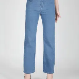 3butterflies Women Boyfriend Mid Rise Blue Jeans-picture-49