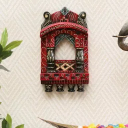 craft tree Mango Wood Jharokha in Red-picture-14