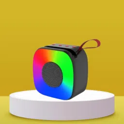 GUGGU Sonic (PORTABLE DESKTOP SPEAKER) Deep Bass Sound with Dynamic LED LightQ377 10 W Bluetooth Laptop/Desktop Speaker-picture-0