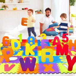 f ferons Educational MAT PUZZLE EVA/ Foam Puzzle Play Mat/ Floor Mat with Numbers and English Alphabets for Kids image 5