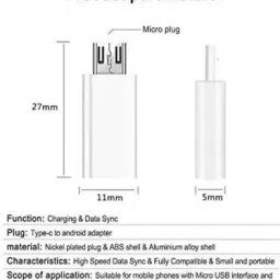 RAL-GAUT USB Type C, Micro USB OTG Adapter image 5