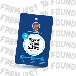 my-bagtags NFC & QR Enabled Luggage Recovery Tags - Just Scan or Tap to Contact the Owner Safety Smart Tracker image 5