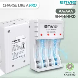 Envie Ecr 20MC With 2800mAh 4pl Rechargeable Battery For AA & AAA With LED IndicatorCamera Battery Charger image 5
