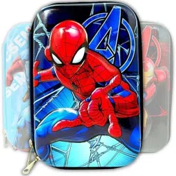 3D Hardtop Premium Avenger Pencil Box for Boys/Girls Set of 1 Multicolor Avenger Art EVA Pencil Box-image-61