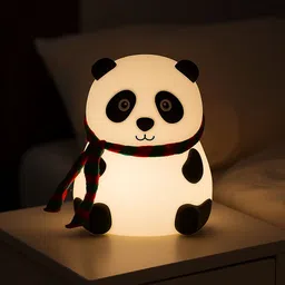 flipclick Panda Night Lamp Multicolor Silicone Table Lantern-picture-0