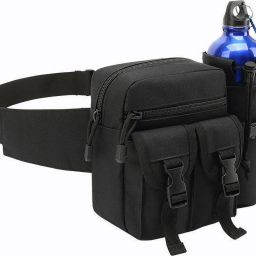 CarryTrip Tactical Camping Waist Pack Oxford Fabric Hip Belt Bag Pouch Water Bottle Holder Waist Bag-image-10