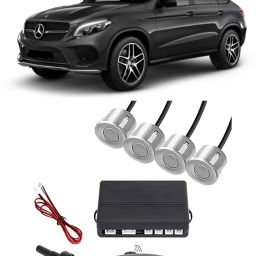EB397 Silver Car Reverse Parking Sensor with LED Display 4 Sensor E397 Parking Sensor-image-29