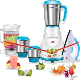 Super Combo 750 W Dry Iron (White, Green) & 550 W Mixer Grinder-image-53