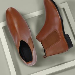 High Ankle Lightweight, Comfort, Trendy, Stylish, Partywear Boots For Men-image-20