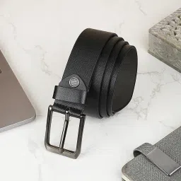 Men Formal, Casual, Evening, Party Black Genuine Leather Belt-image-31