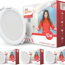 LED 10W TRIMLESS Round (Warm White, Pack of 4) Recessed Ceiling Lamp-image-1