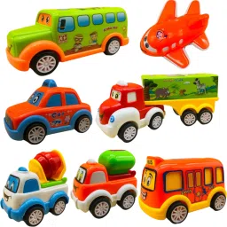 Unbreakable Vehicles Set - Push and Go Crawling Toy 1-30