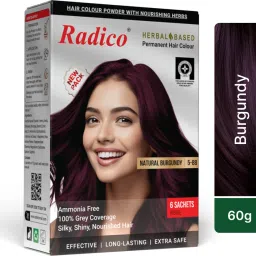 Herbal Based 60g Hair Colour , Natural Burgundy-image-2
