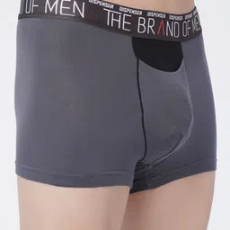 DISPENSER Men Pack Of 3 Mid-Rise Trunks S4-Trunk-Grey-Navy-Wine-M image 4