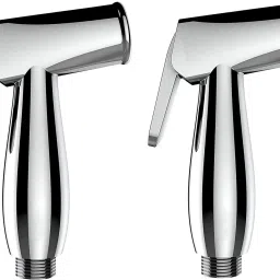 ABS Health Faucet Gun Chrome Finish (Pack of 2) Bathroom/Toilet Hand Spray Jet Without Tube and Hook (Faucet Only 2 PC) HealthFaucet-picture-14