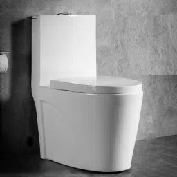 • 117 - PREMIUM GRADE CERAMIC FLOOR MOUNTED ONE PIECE • ( S Trap ) 117 Western Commode-22