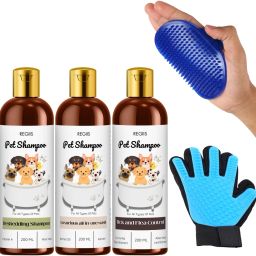 5in1_deshedding_glove_palmglove_tickandflea Pet Spa Kit-image-25