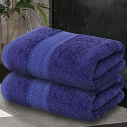 Enable Nature Navy Blue 600 GSM Anti-Bacterial Bamboo Bath Towel-image-44