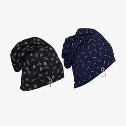 VIMAL JONNEY Unisex Pack of 2 Printed Beanie-image-18
