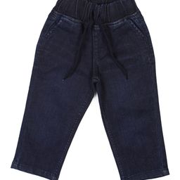 Allen Solly Junior Boys Navy Blue Skinny Fit Low Distress Jeans-image-40