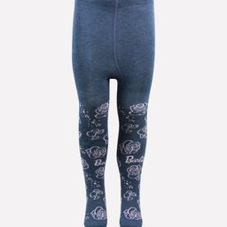 Bonjour Girls Blue Barbie Printed Anti Odour Knitted Tights-image-84